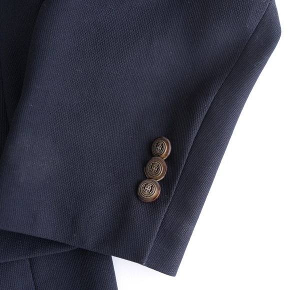 Moores  Alfred Sung 3 Button Black Blazer - Size 42R - Picture 11 of 16